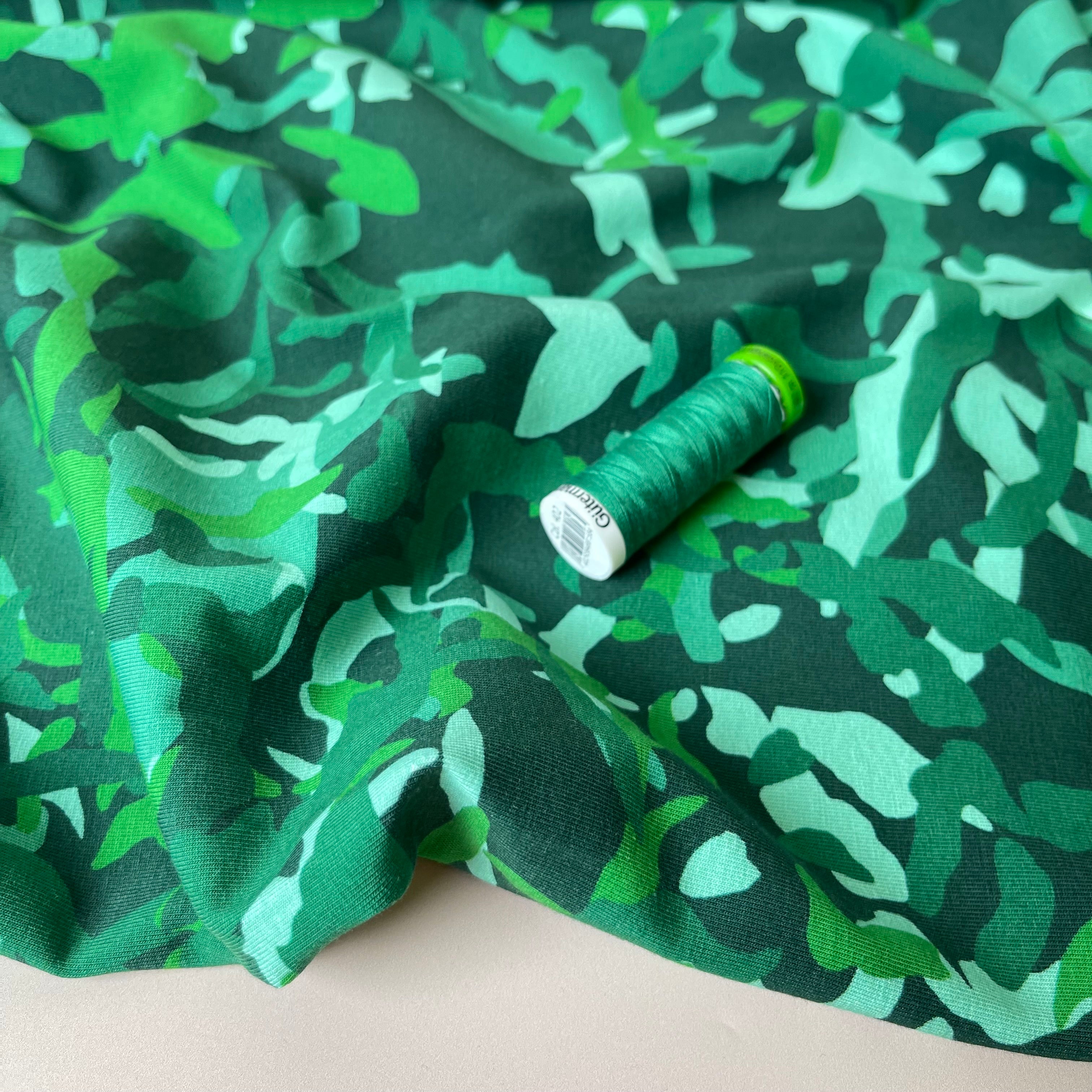 Danish Design - Camo Foliage Cotton Jersey