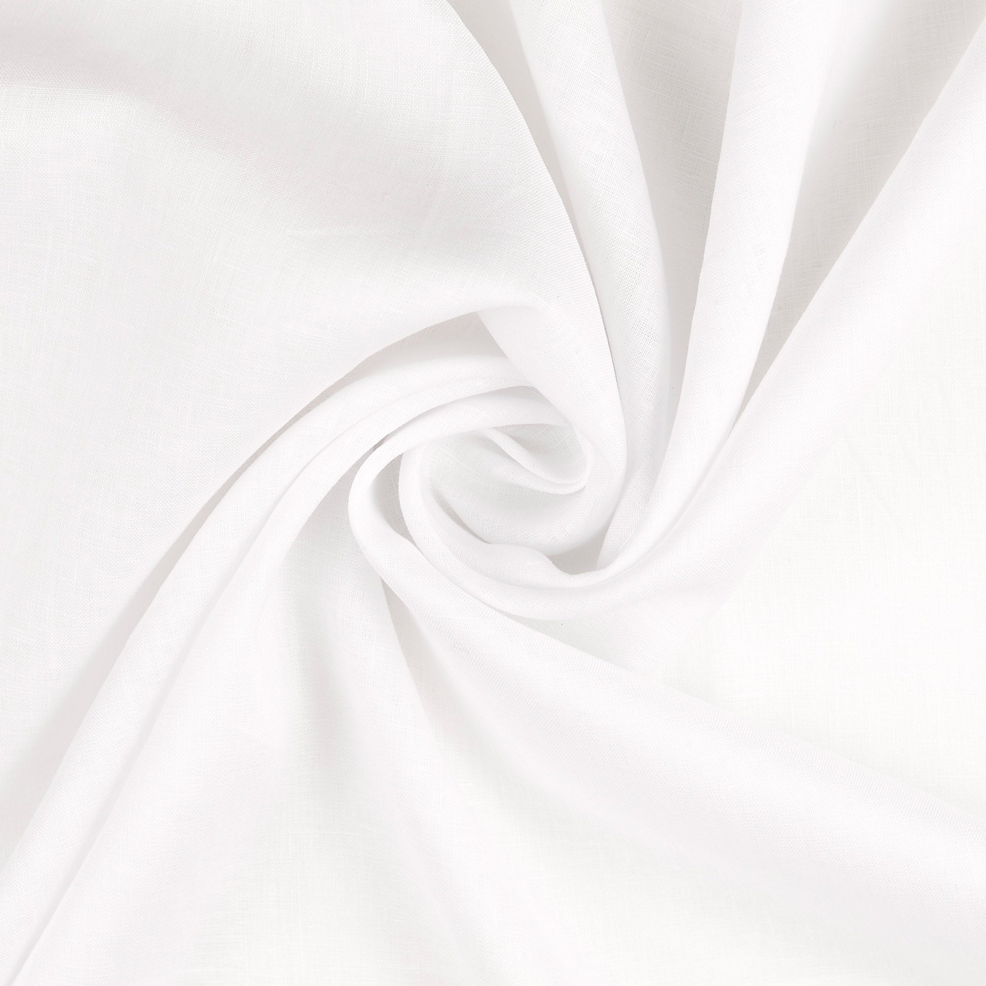 White Pure Fine Linen Fabric