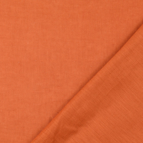 Rust Pure Linen Fabric