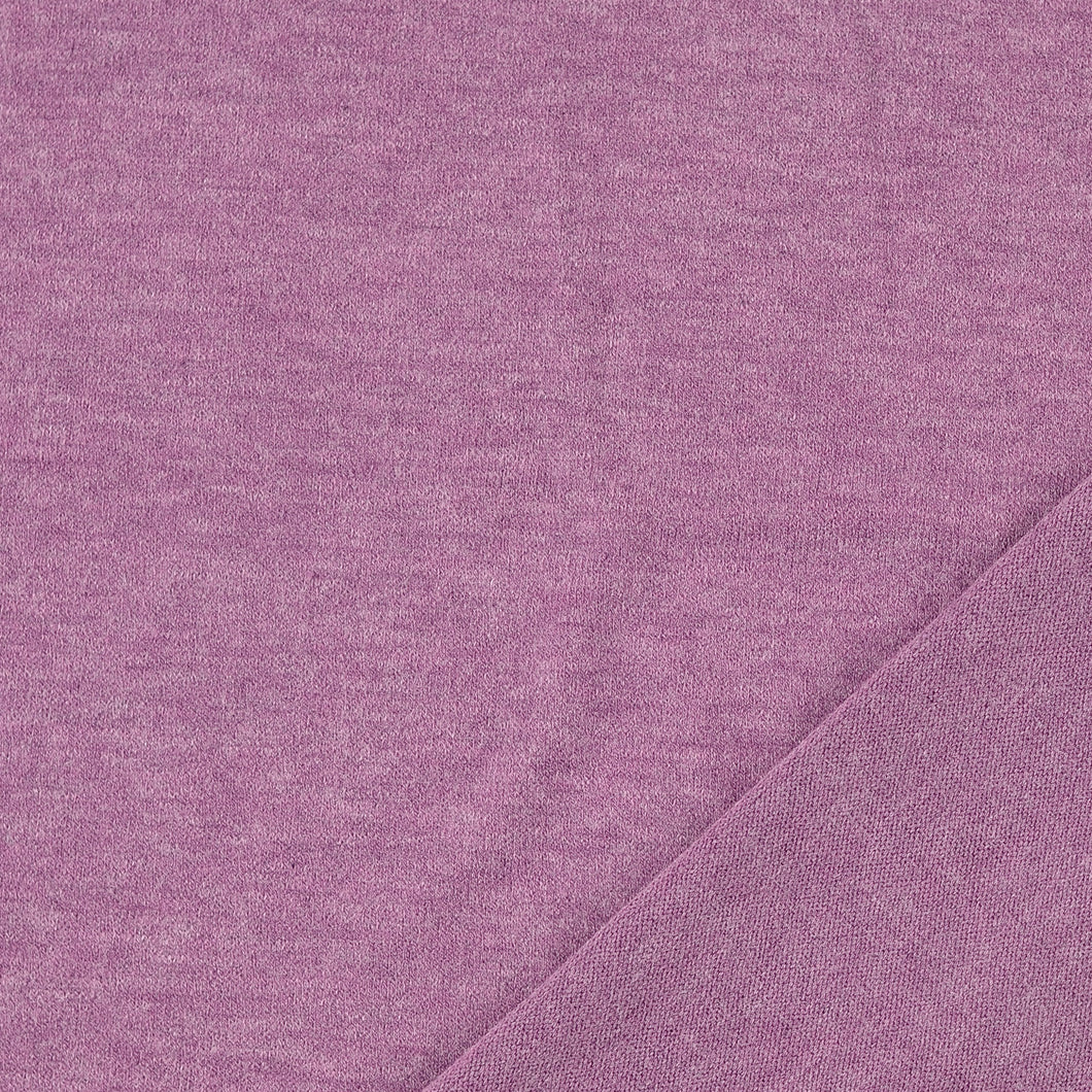 REMNANT 2.3 Metres - Comfy Viscose Blend Sweater Knit in Lilac