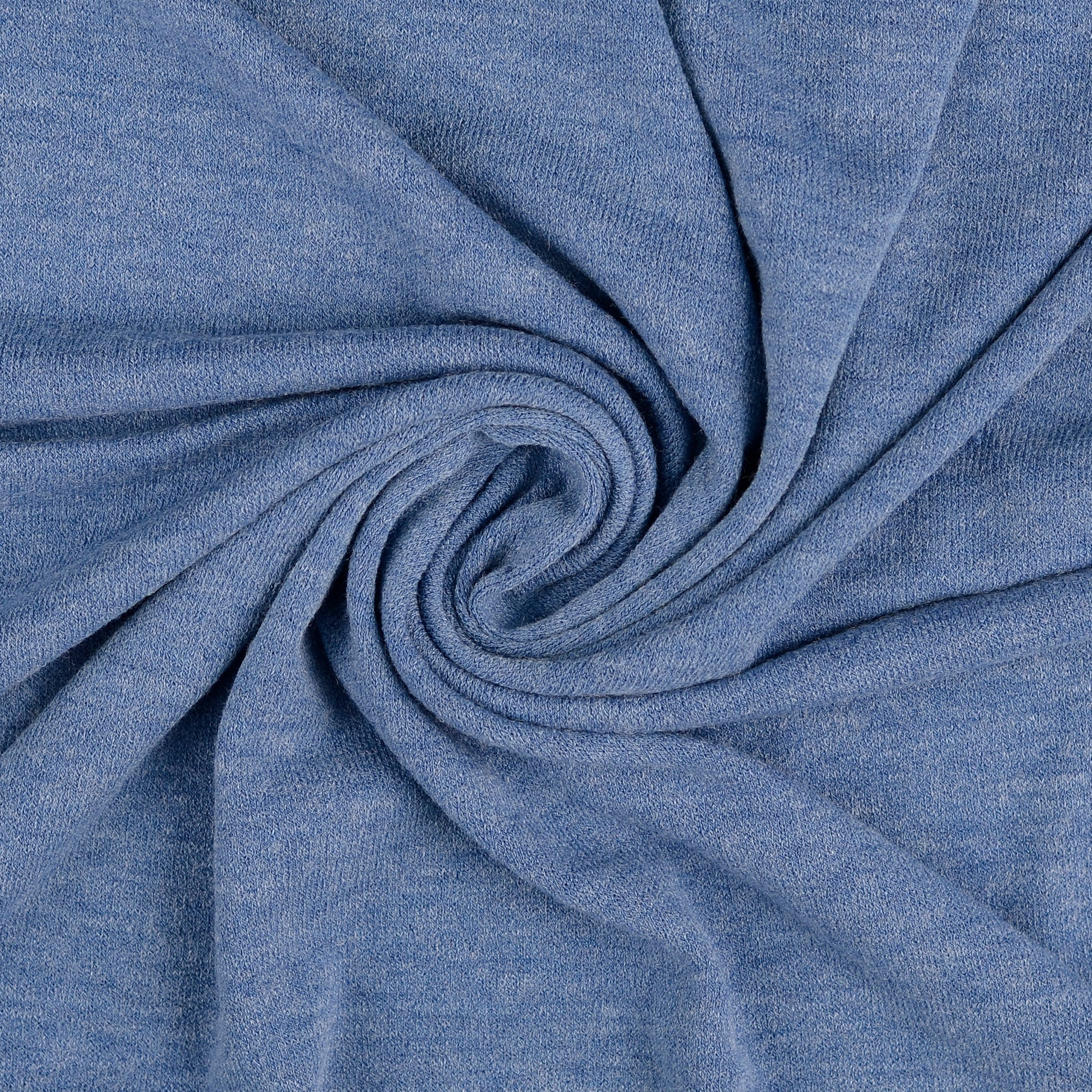 Comfy Viscose Blend Sweater Knit in Blue