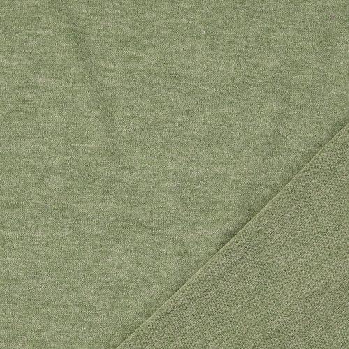 REMNANT 1.82 Metres - Comfy Viscose Blend Sweater Knit in Olive