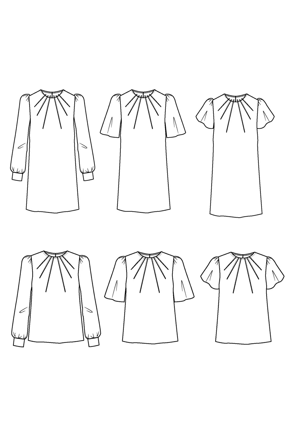 Maison Fauve - MISS ZENITH Top Sewing Paper Pattern (age 4-14)