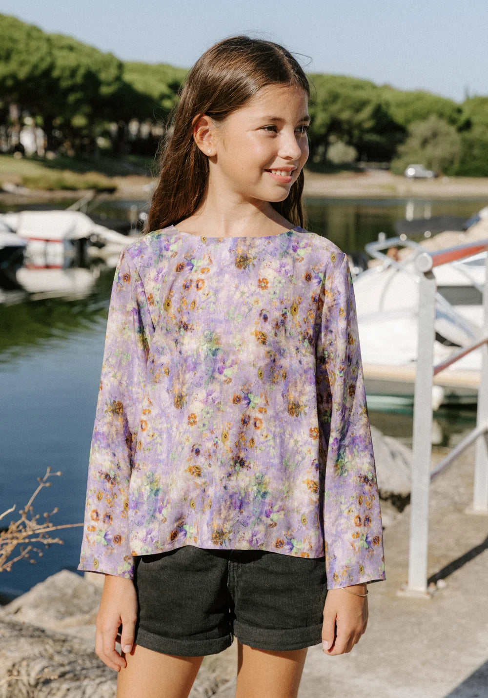Maison Fauve - MISS VIOLETTE Blouse Sewing Paper Pattern (age 4-14)