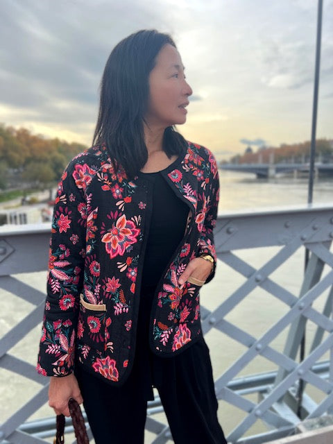 My Dress Made - Kalya Flame Textured Viscose Fabric