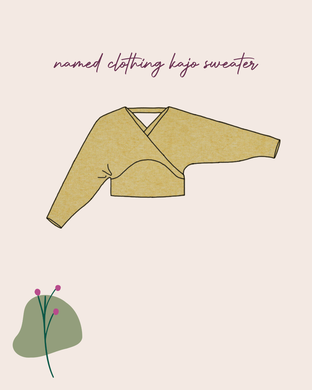 Sewing Kit - Kajo Dress & Top in Snug Knit Fabrics (multiple colour choice)