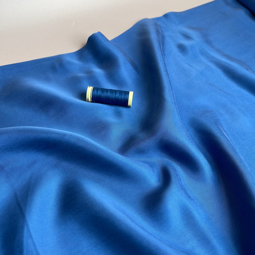 REMNANT 0.6 metres - Peach Touch Cupro Viscose Twill Fabric