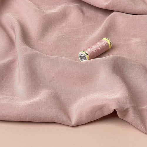 Lush Nude Light Viscose Linen Crepe Dress Fabric