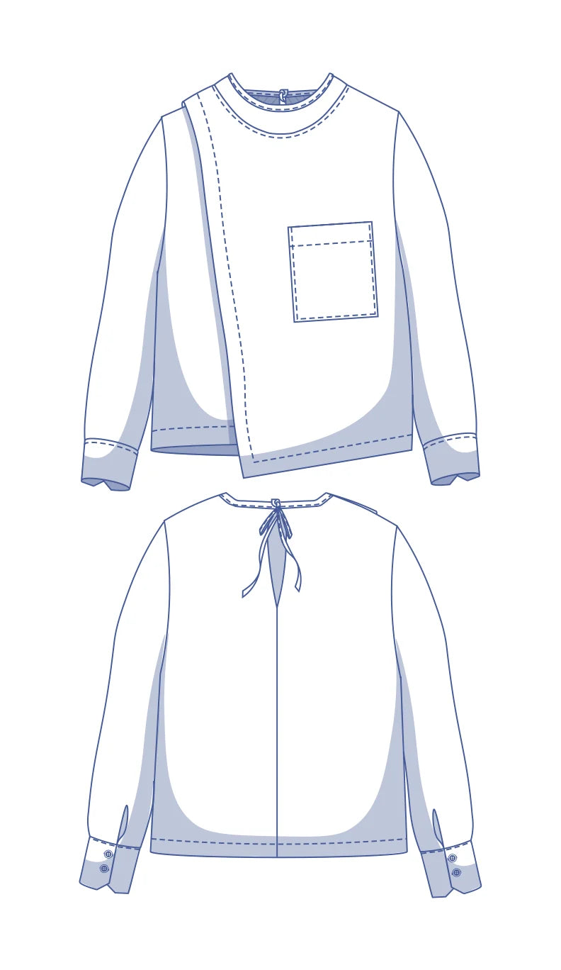 Fibre Mood - VEYA Blouse Sewing Pattern