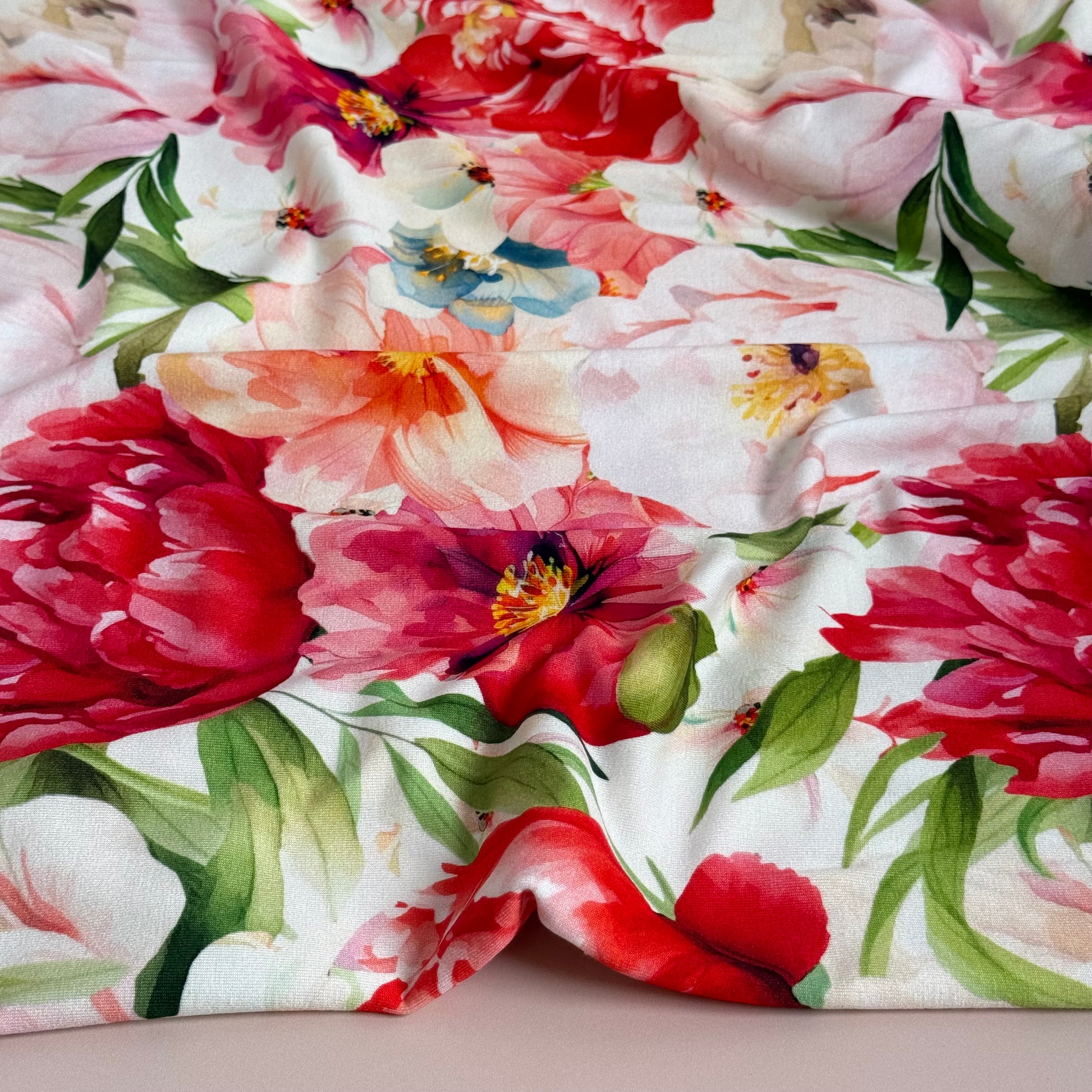 Danish Design - Peonies ECOVERVO™ Viscose Jersey
