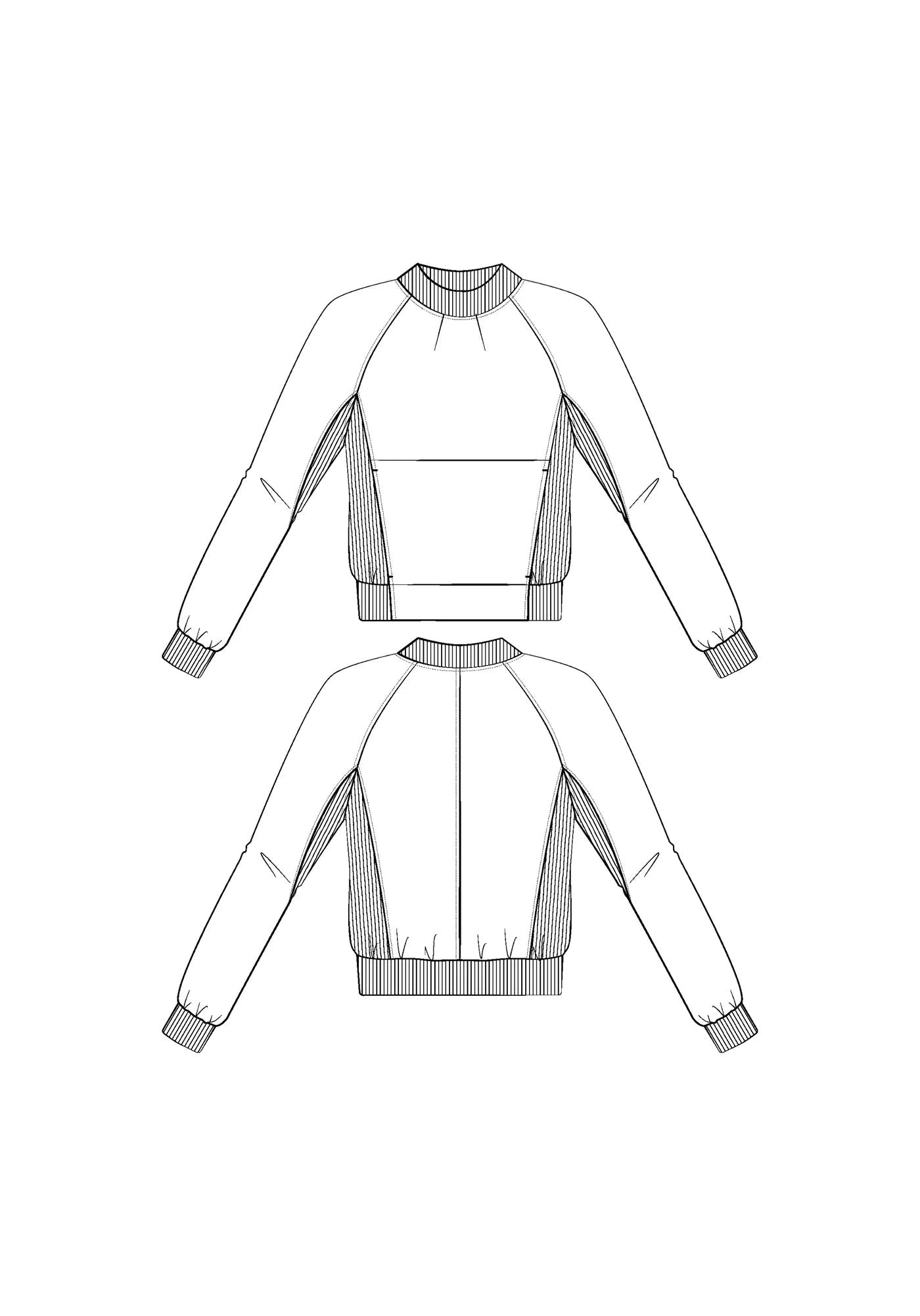 Sewing Kit - RESSAC Sweater with pattern - Multiple Colour & Print Options