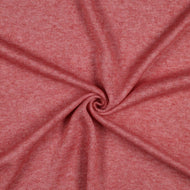 Snug Viscose Blend Sweater Knit in Coral Melange