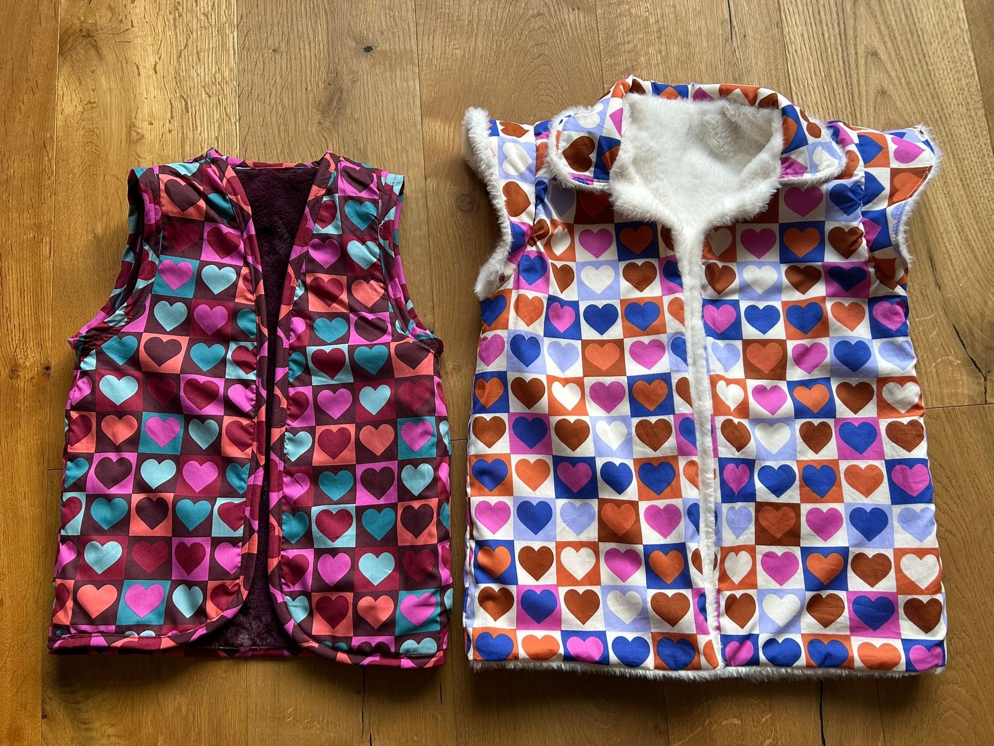 Sewing Kit - Waistcoat in Teddy Fabric (multiple colours and options for adults & kids)