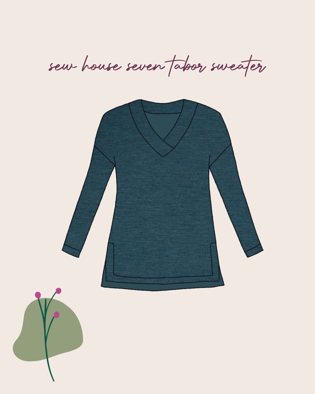 Sewing Kit - The Tabor Sweater in Knitted Fabrics - Multiple Colour & Fabric options