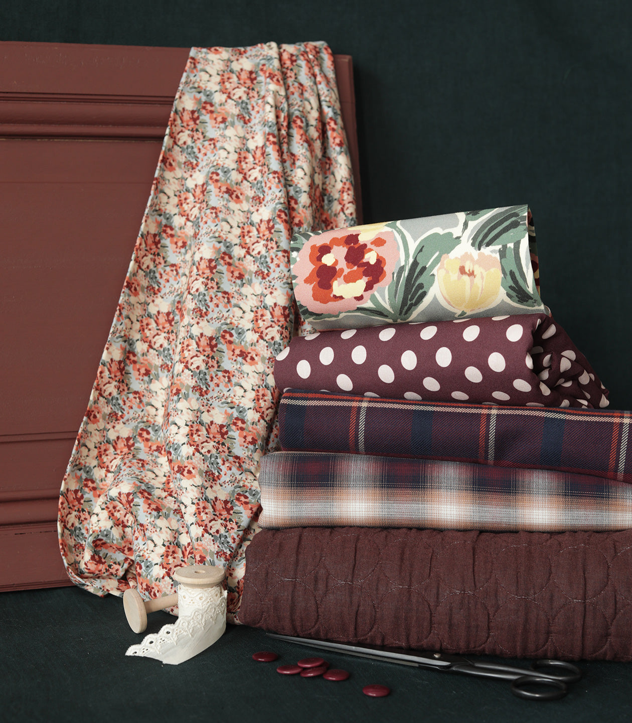 Cousette - Morning Bouquet Viscose Fabric