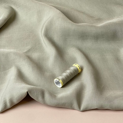 Lush Sand Light Viscose Linen Crepe Dress Fabric
