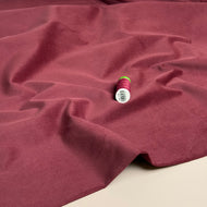 28 Wale Cotton Needlecord in Burgundy with Stretch