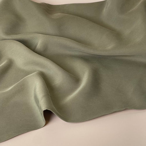 PRE-ORDER - shipped from Mid AUGUST - Lush in Olive TENCEL™ Lyocell Sandwashed Twill