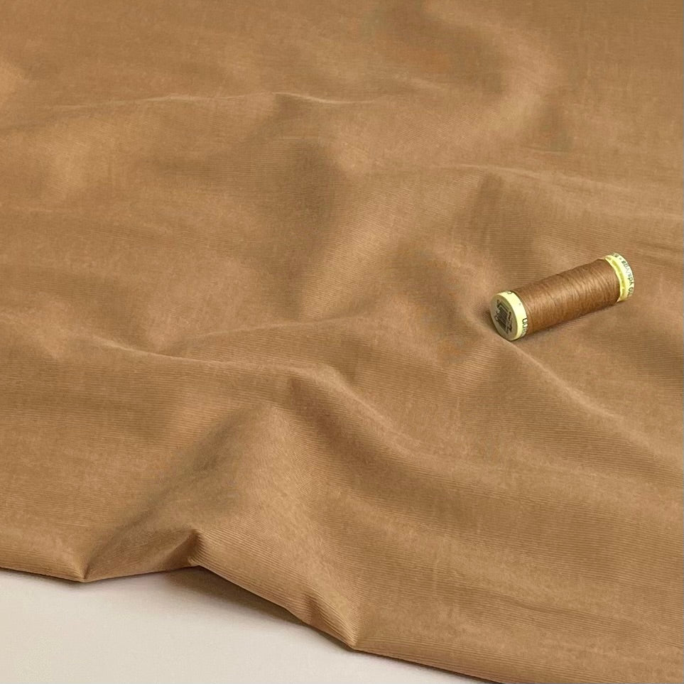 28 Wale Pure Cotton Needlecord in Taupe