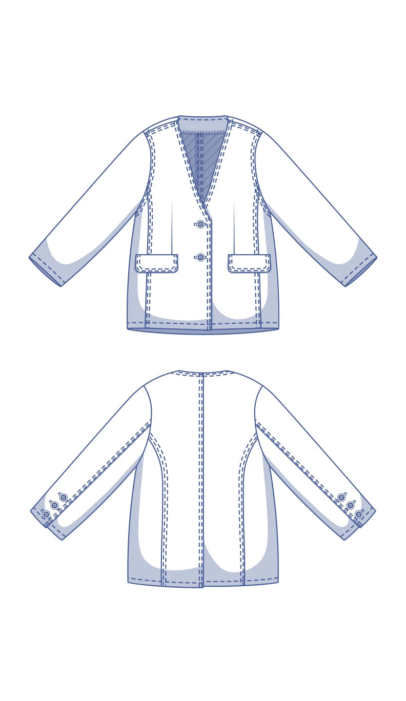 Fibre Mood - AYLA Jacket Sewing Pattern