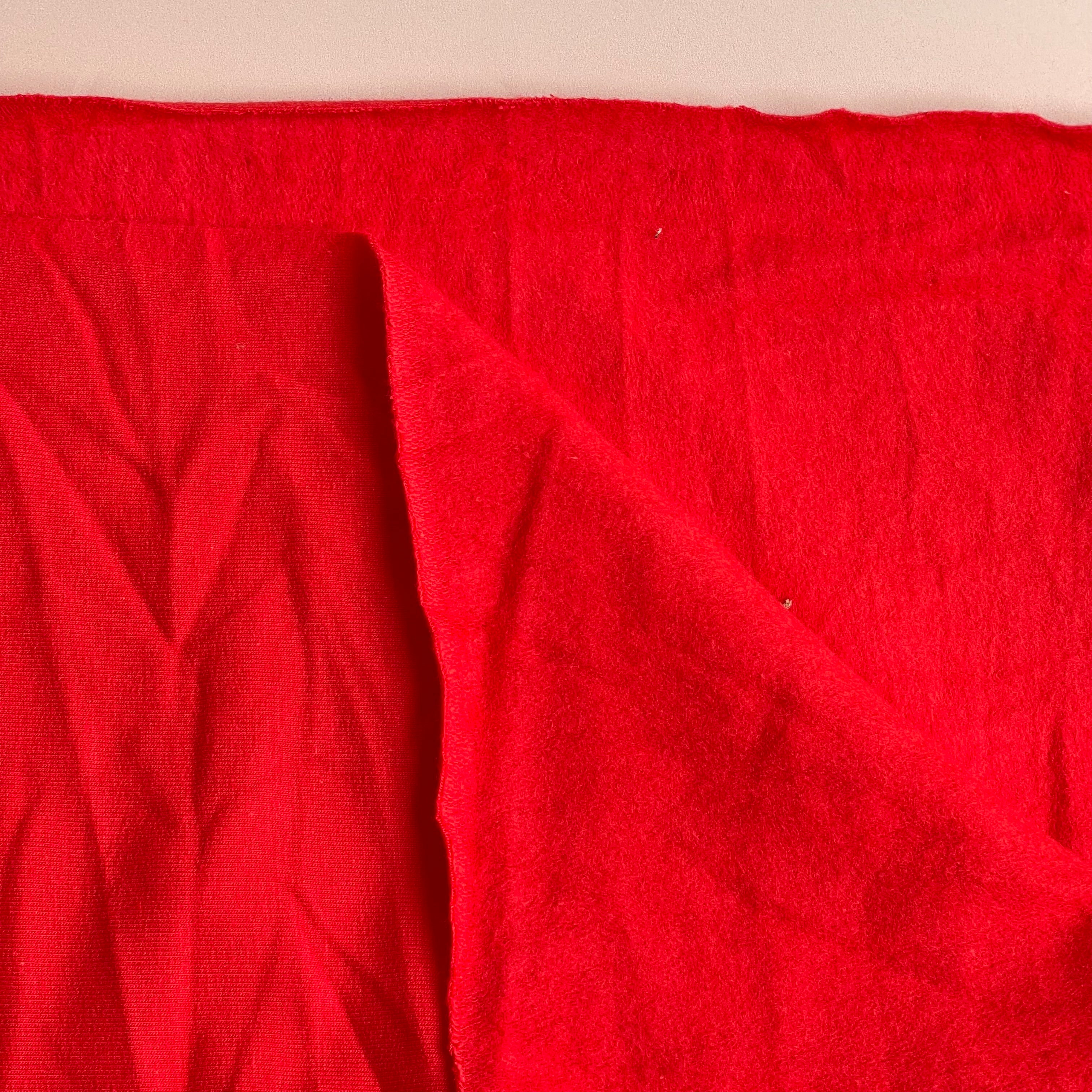 Brushed Sweat-shirting in Red