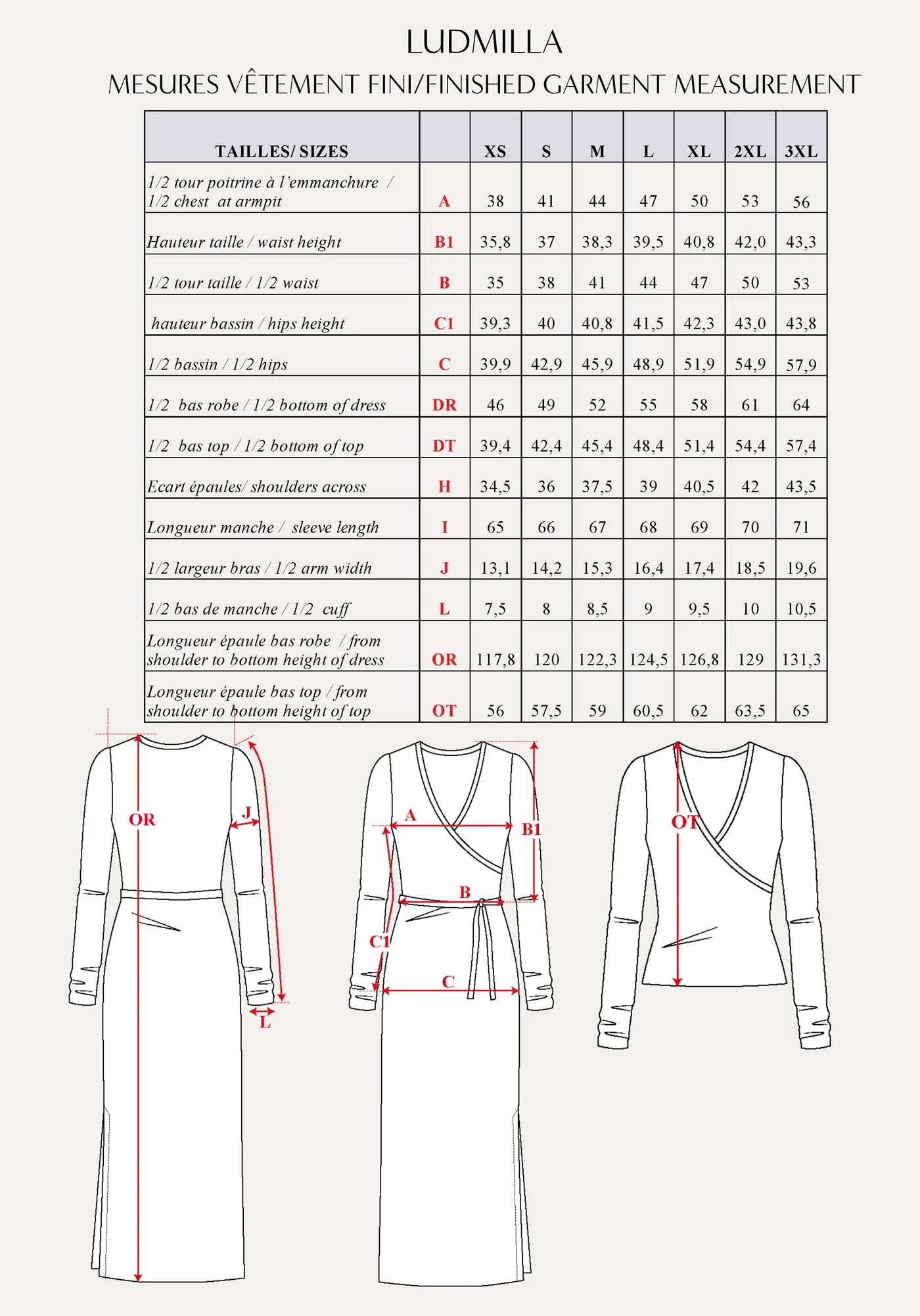 Maison Fauve - Ludmilla Dress and Top Sewing Pattern