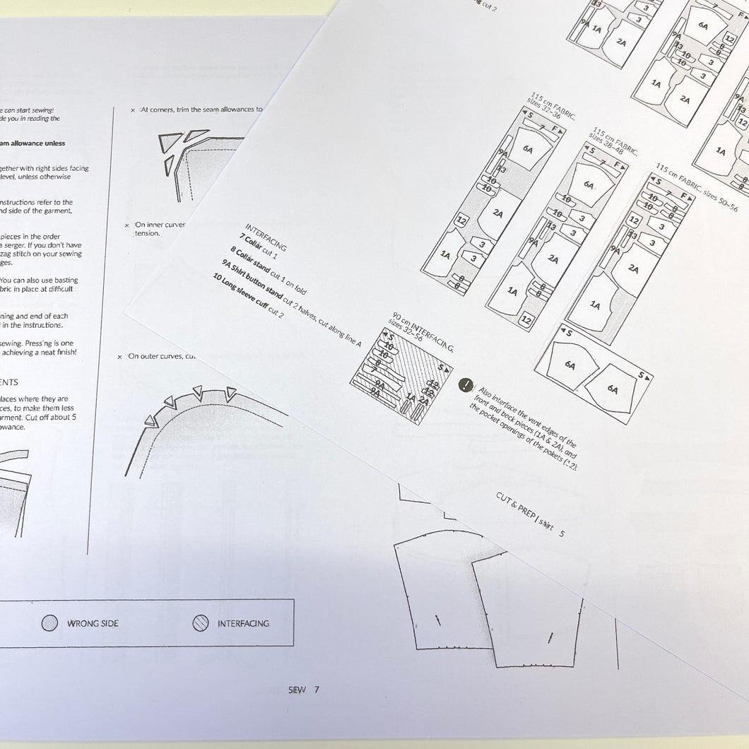 A4 - Pattern Instructions Printing Service