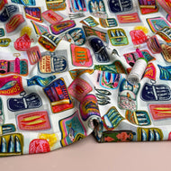 Sardine White Cotton Jersey Fabric