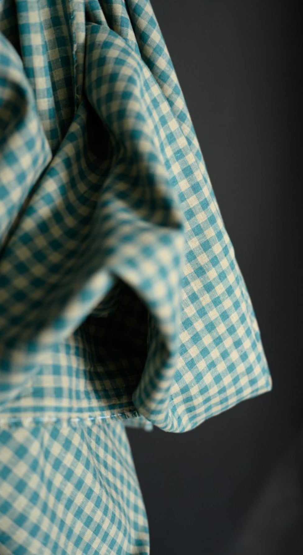 Merchant & Mills - Maria Teal Washed Cotton Linen