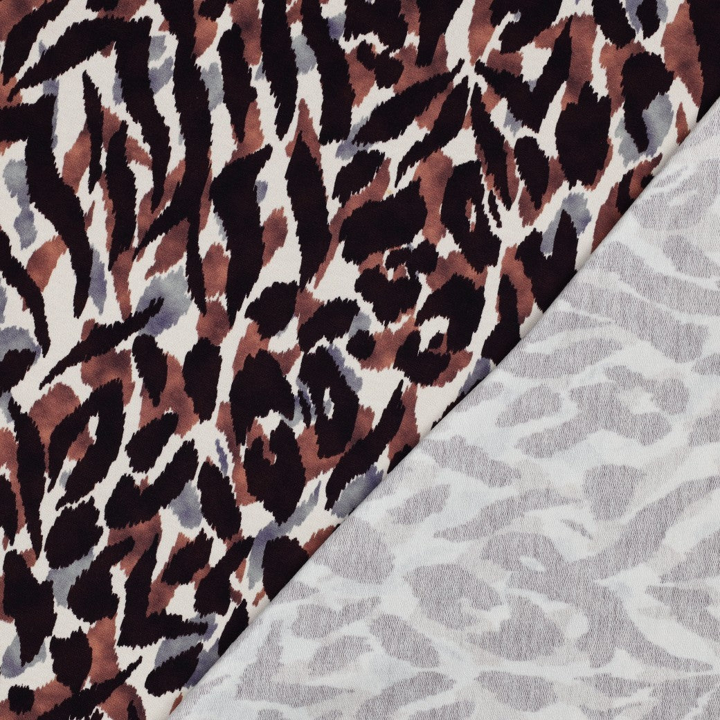 Painterly Wildwood Cotton French Terry