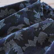 Églantine & Zoé - Blue Crocus Jacquard Fabric