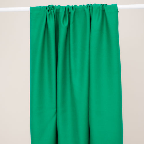 Mind The MAKER - Plain Jolly Green ECOVERO™ Viscose Leia Crepe Fabric