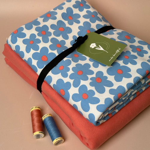 Limited Edition - Luxury Pyjama Kit with Art Gallery Cotton Flannel and Flower Jersey