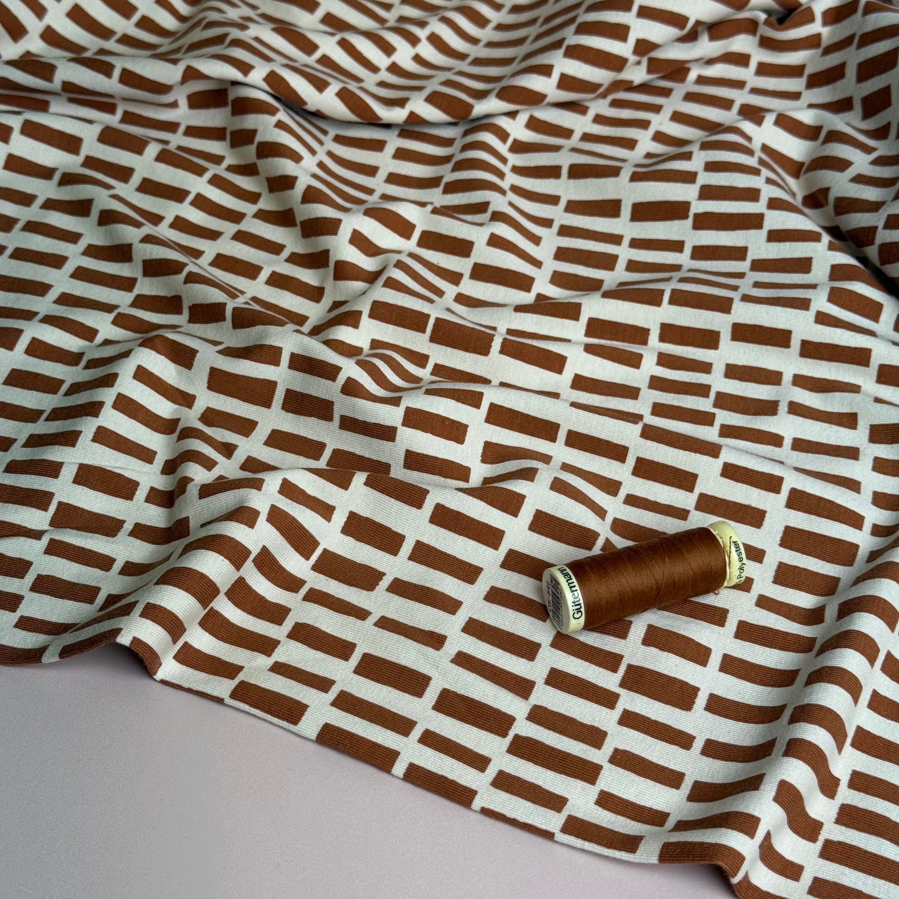 Caramel Marks Natural GOTS Organic Cotton Jersey