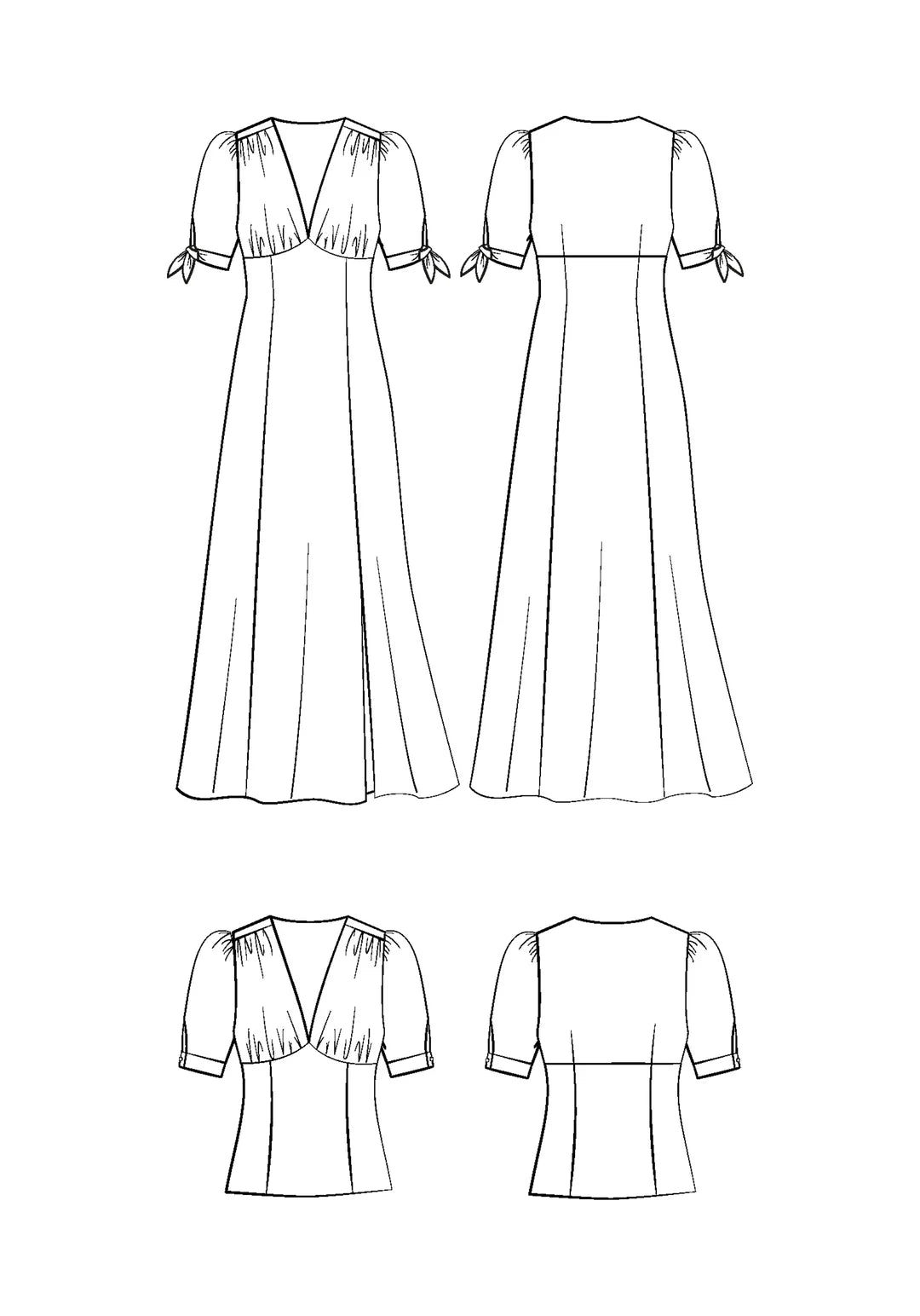 Maison Fauve - ROSALIE Dress Paper Sewing Pattern