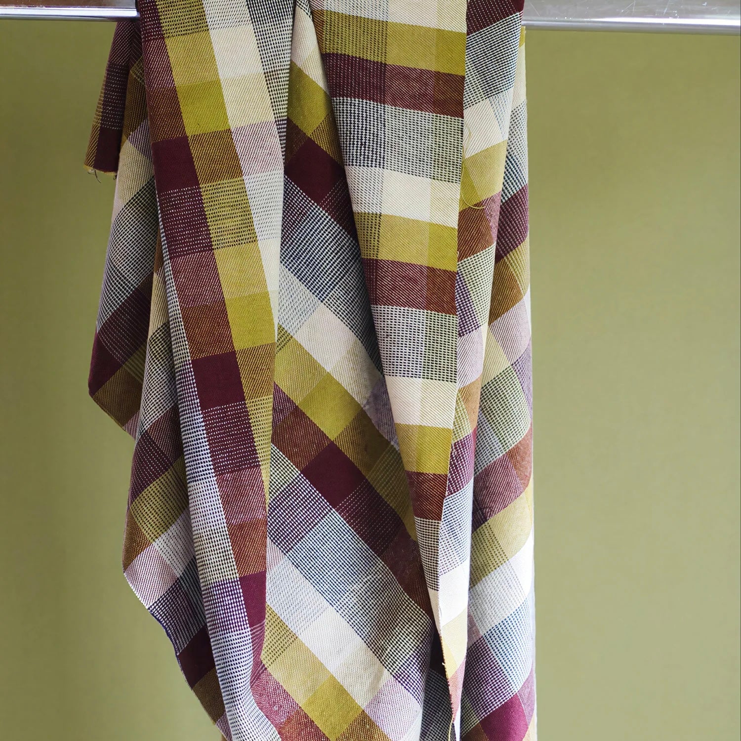 Mind The MAKER - Woodland Check Axis Yarn Dyed Textured Cotton Plaid