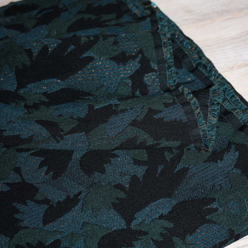 Églantine & Zoé - Green Crocus Jacquard Fabric