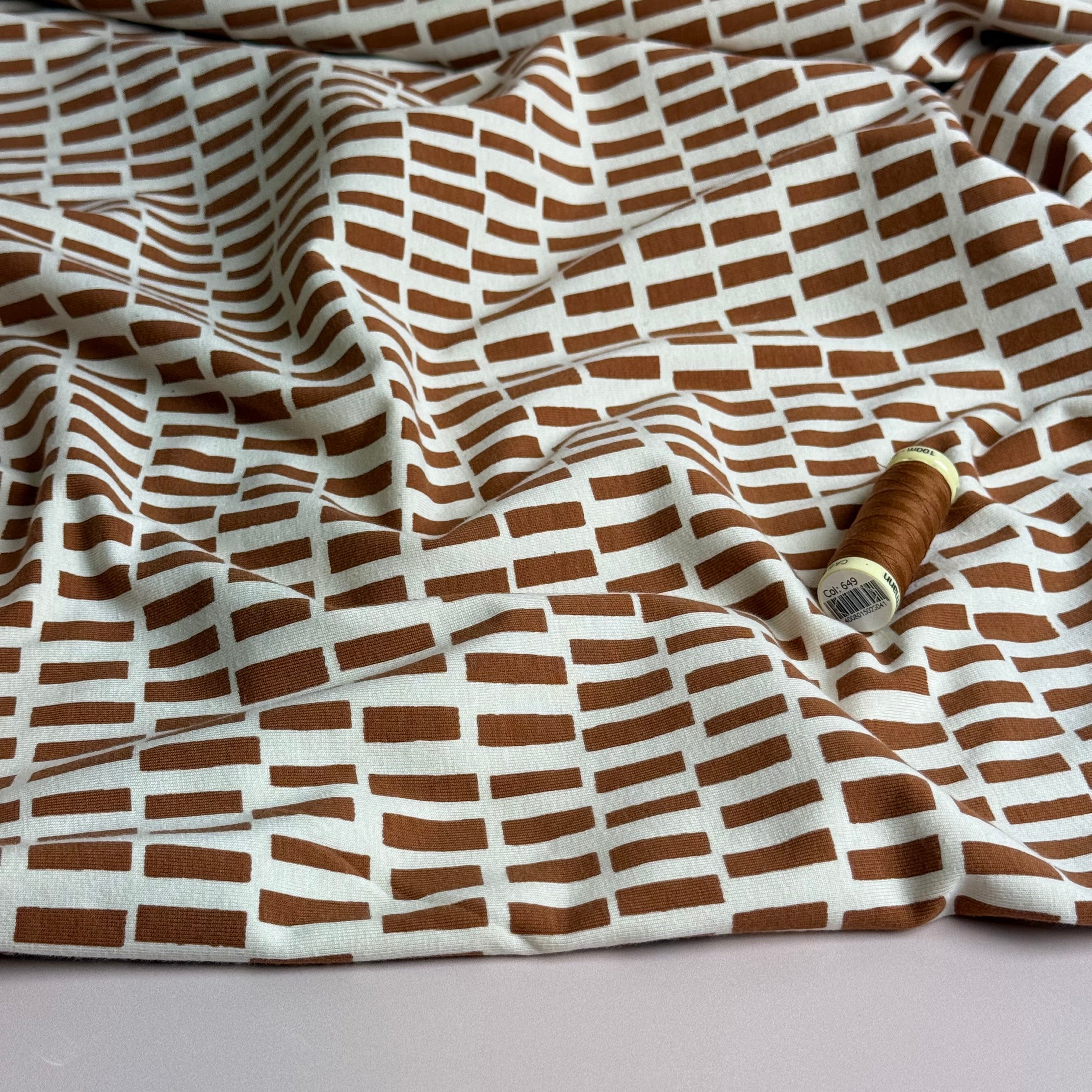 Caramel Marks Natural GOTS Organic Cotton Jersey
