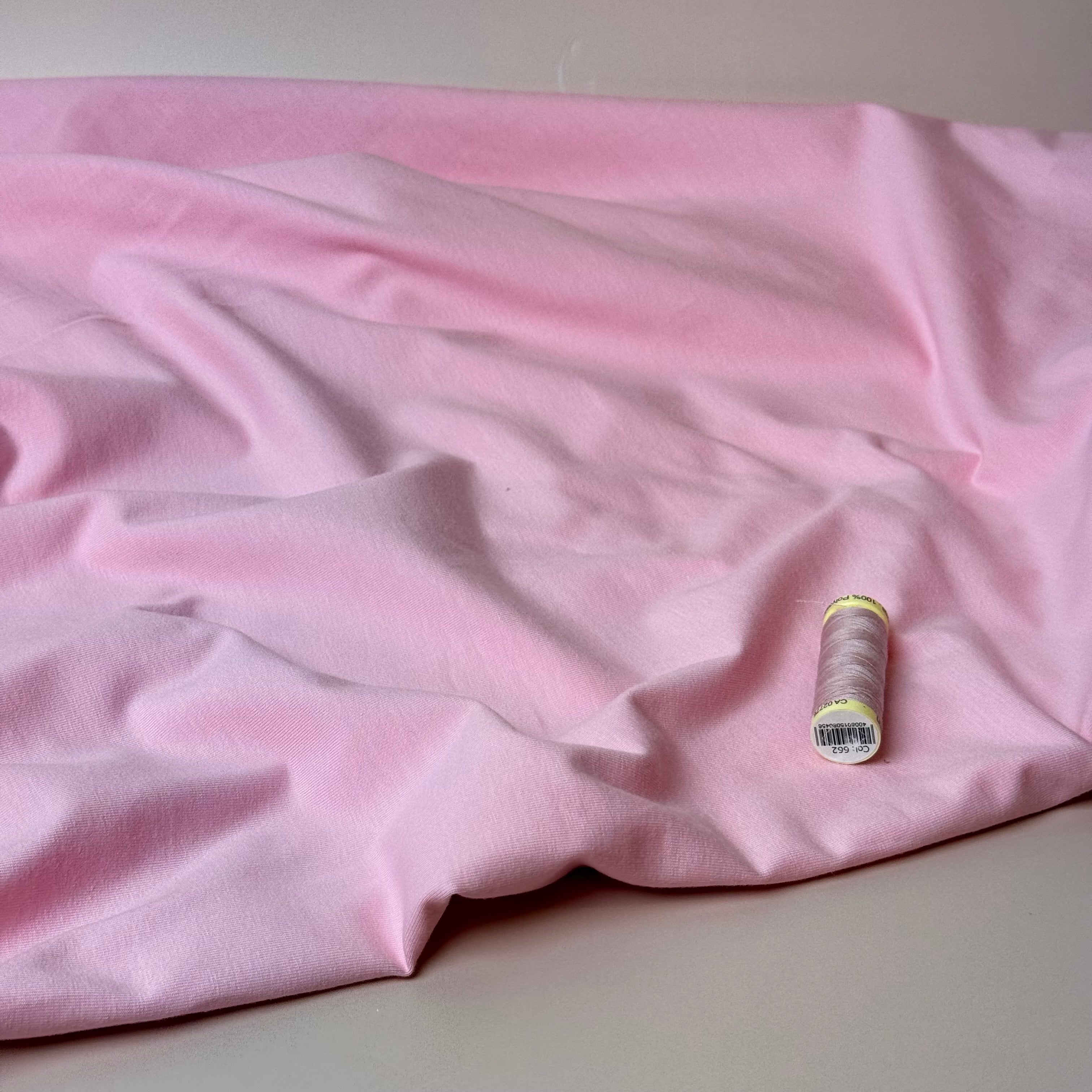 Essential Chic Light Pink Cotton Jersey Fabric