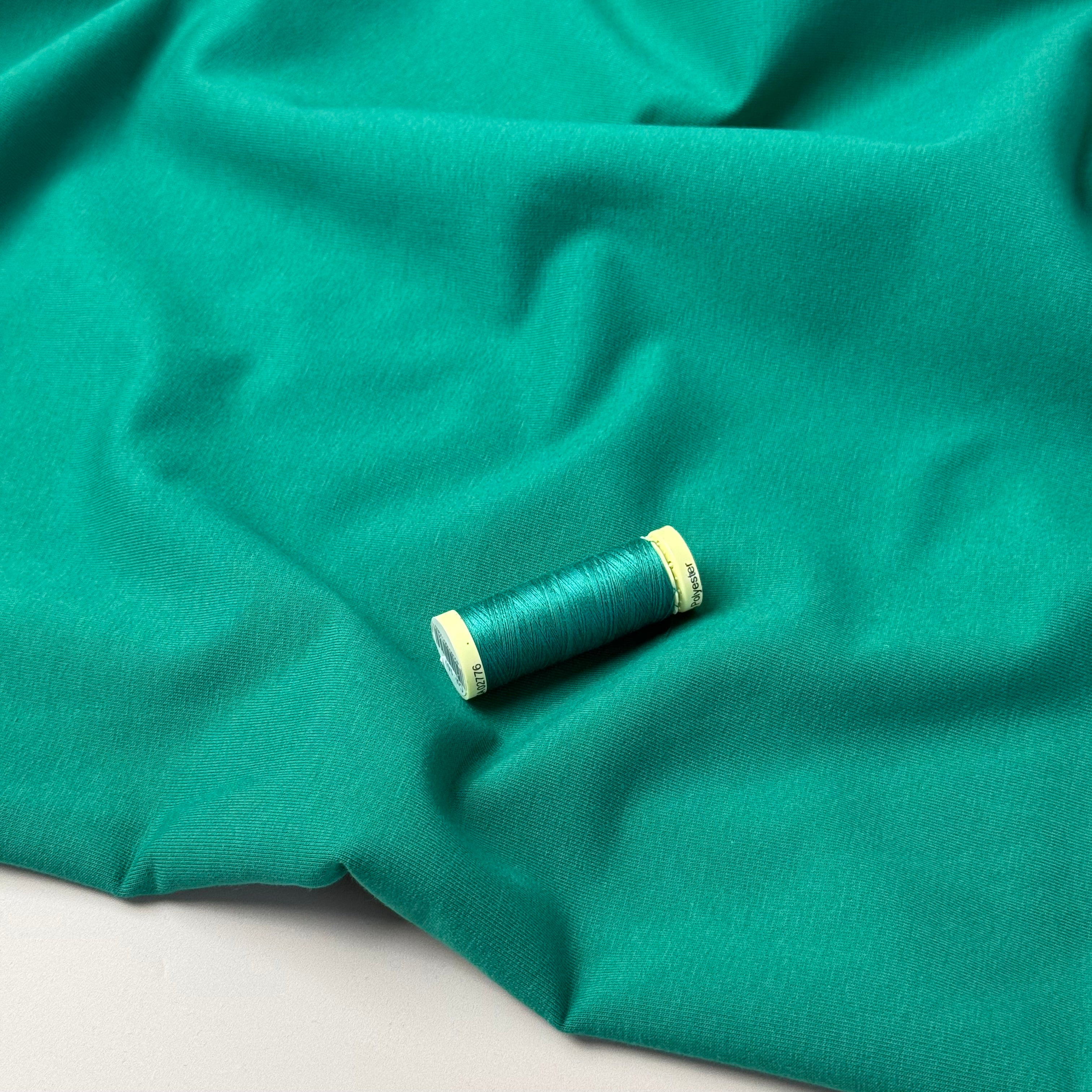 GOTS Organic French Terry in Emerald