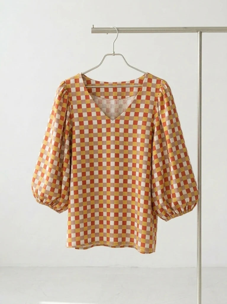 Mind The MAKER - Sunny Side Check Viscose Twill with LENZING™ ECOVERO™ fibres