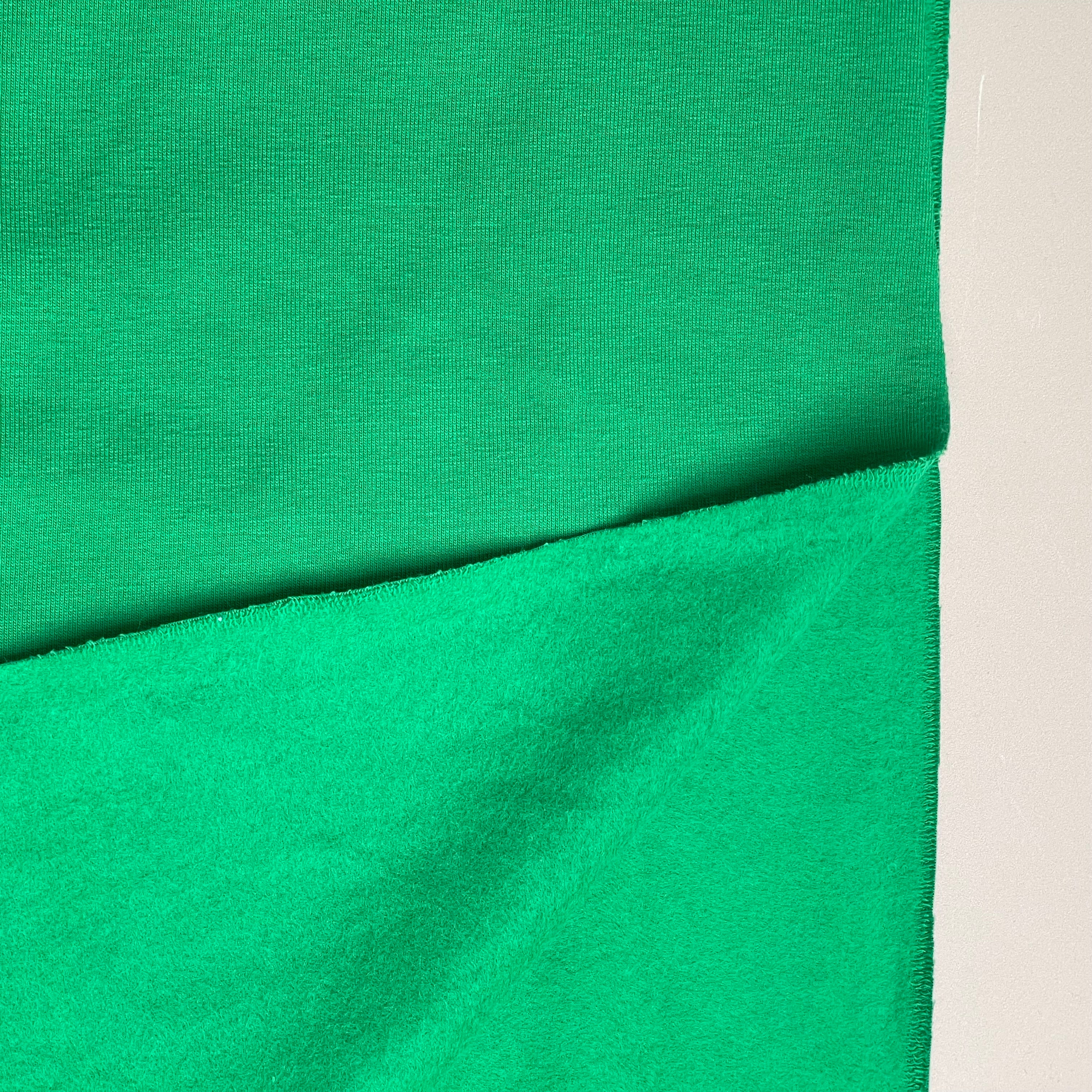 Brushed Sweat-shirting in Emerald