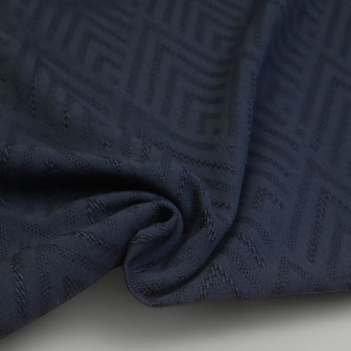 Meet MILK - ALTA Jacquard ECOVERO™ Viscose + Cotton in Dark Navy