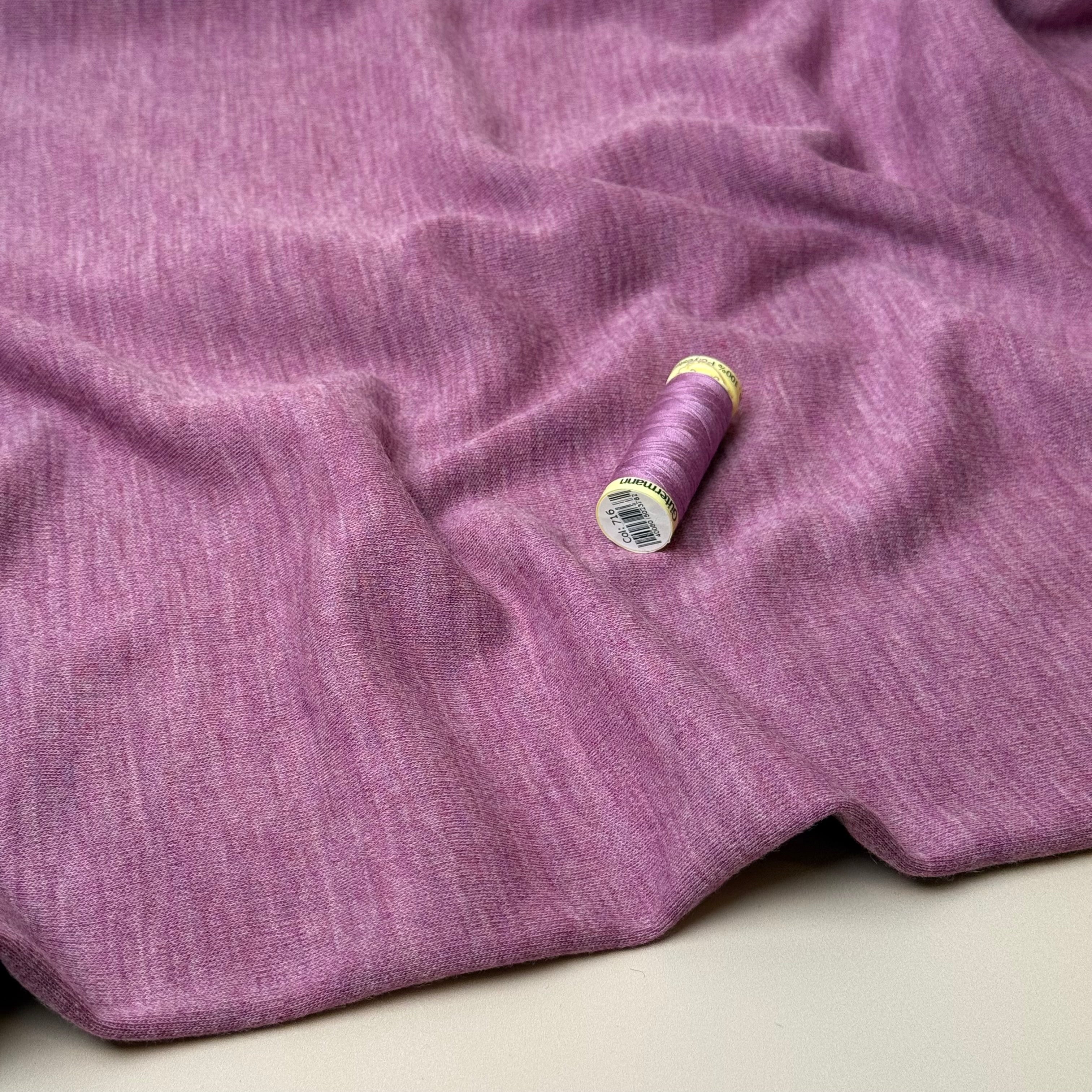 Pure Merino Wool Sweater Knit in Pink