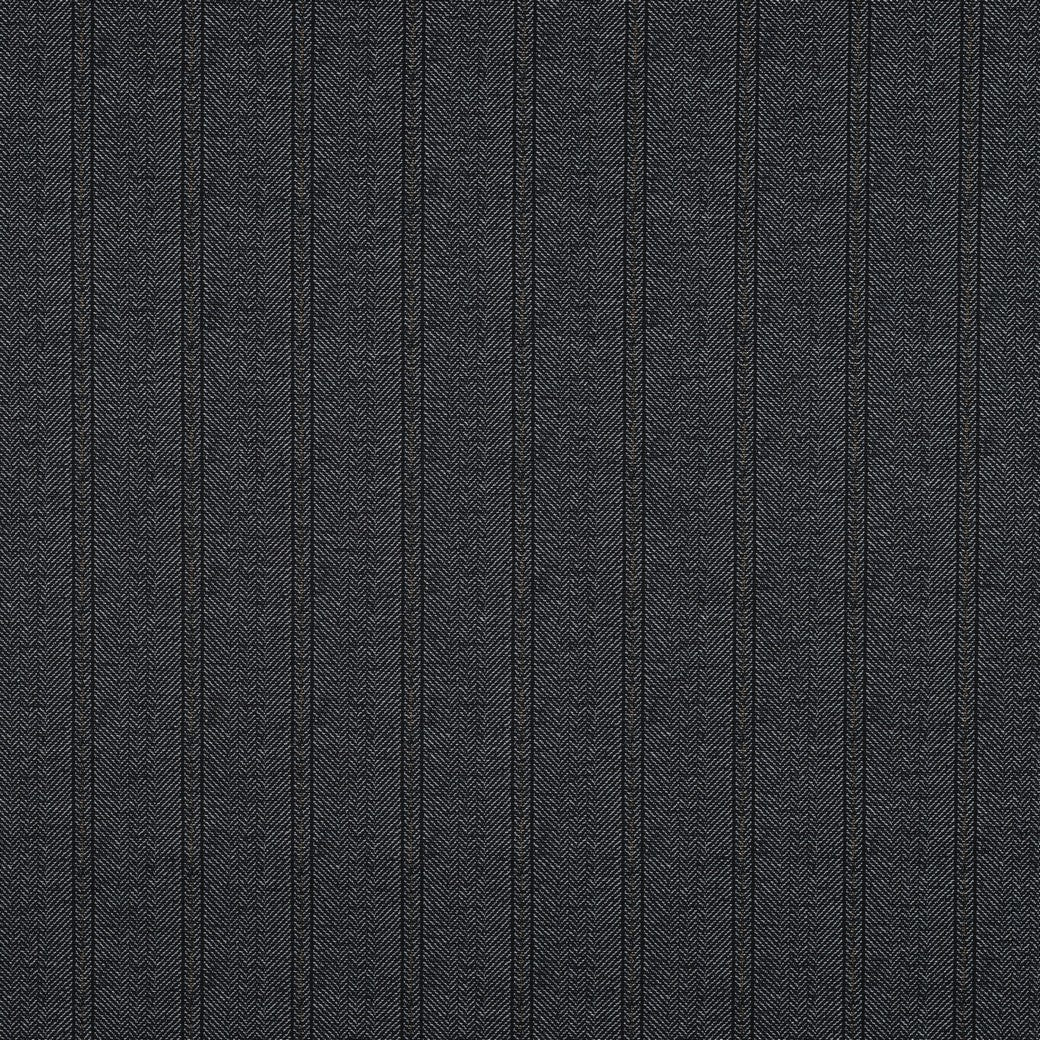 Herringbone Navy Ponte Roma Double Knit Fabric