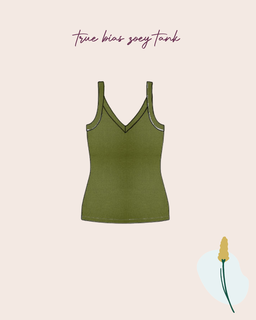 Derby Ribbed Jersey Tea Green with TENCEL™ Modal Fibres