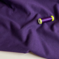 Brushed Sweat-shirting in Dark Purple