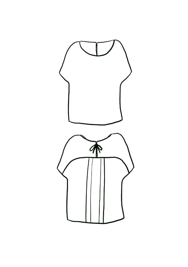 Maison Fauve - MISS PALMA Top Sewing Paper Pattern (age 4-14)