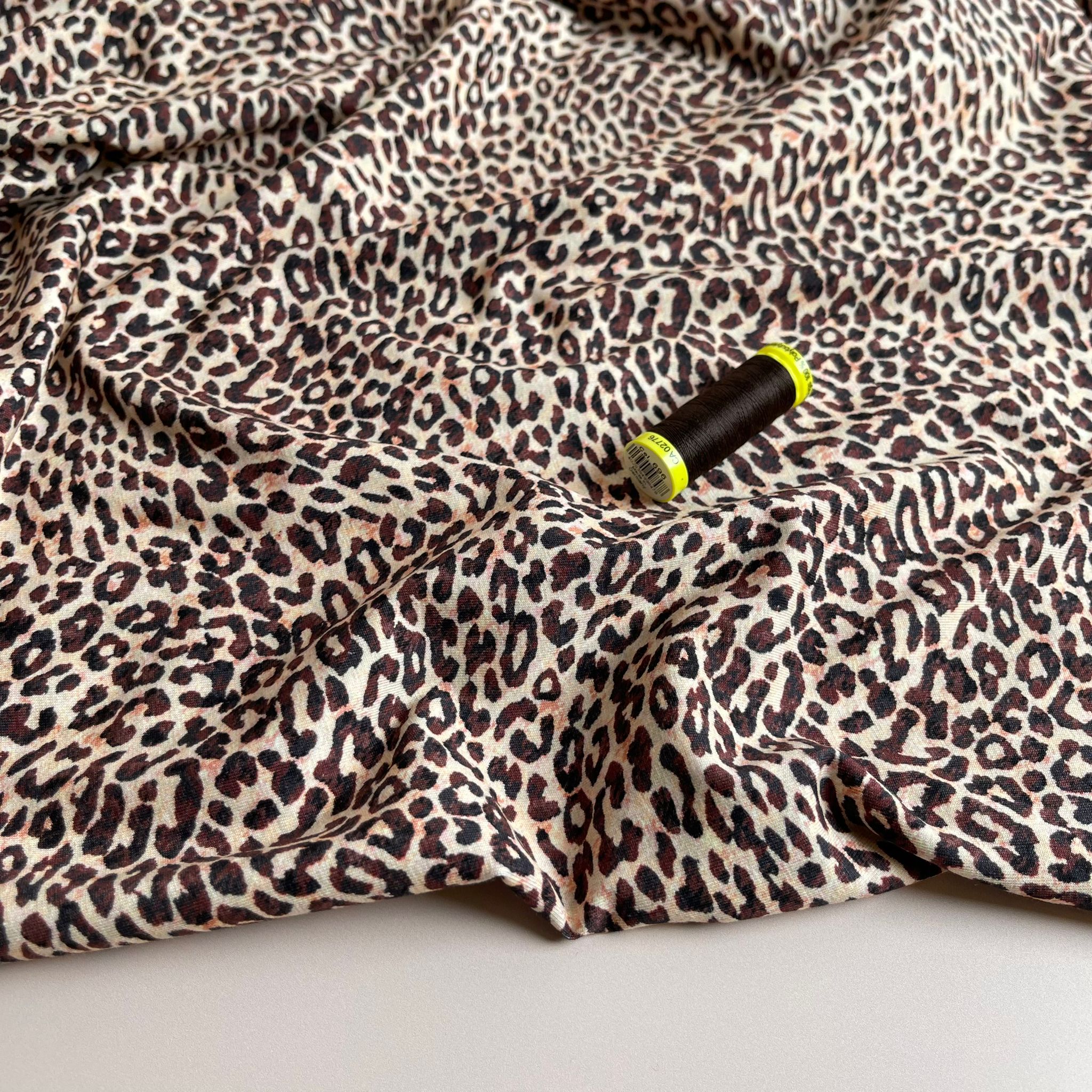 Danish Design - Mini Leopard Spots Cotton Jersey Fabric