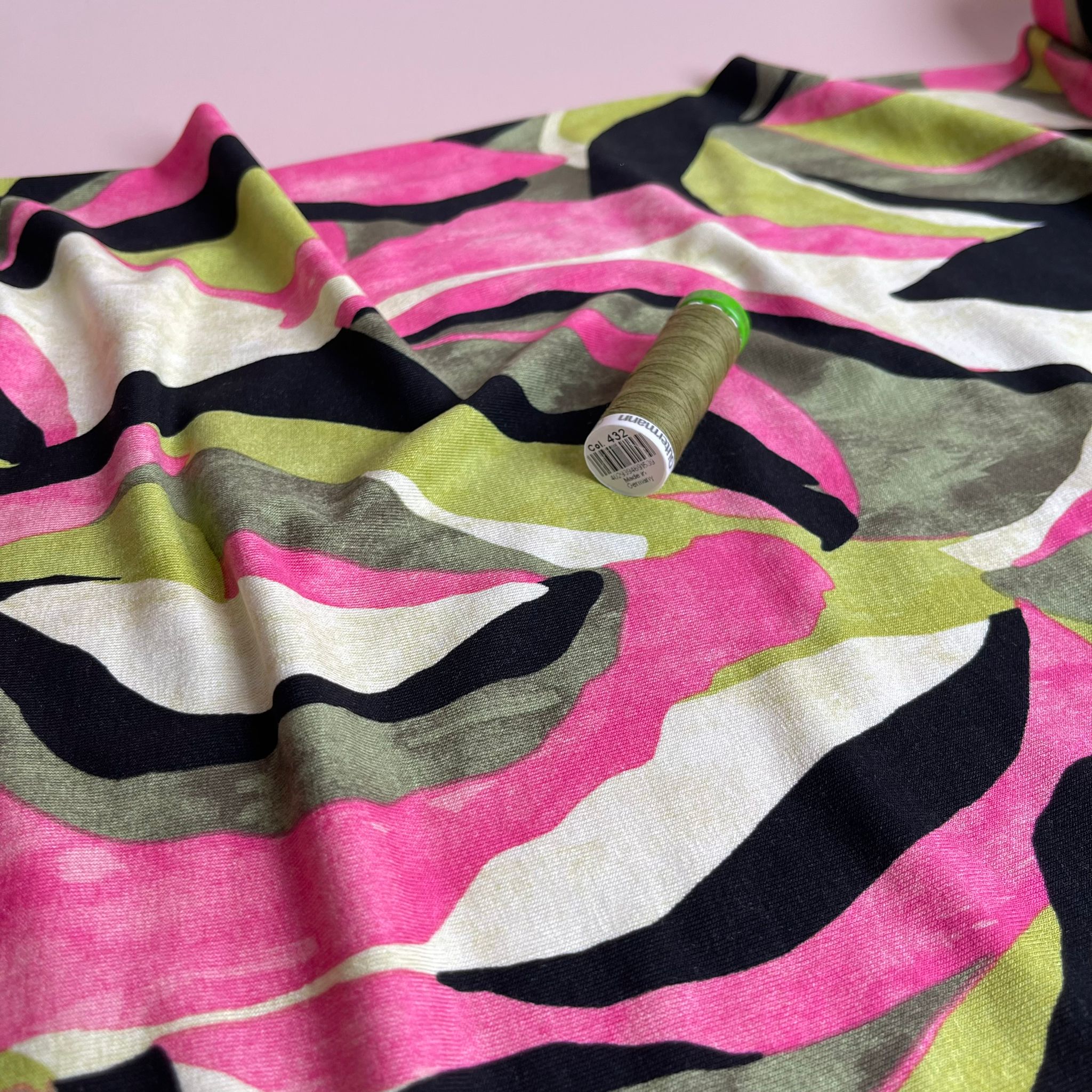 Pink Dream De Luxe Viscose Jersey Fabric